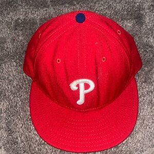 Red and White Baseball Cap